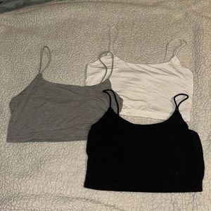 3 pcs solid cami top